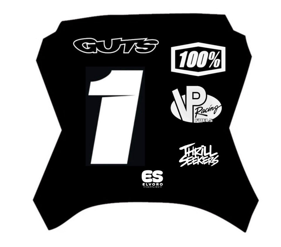 Yozma front plate decal